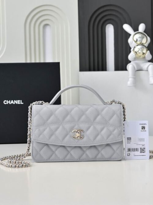 Sac à main Chanel Grand Shopping – Tissu & Cuir