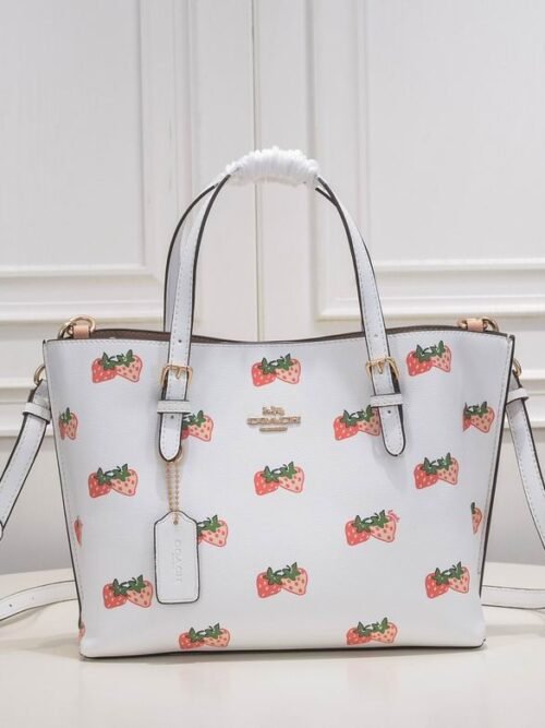 Sac à bandoulière en cuir de concepteur de fraises - sac à main de grande capacité pour le sac à main de grande capacité pour femmes