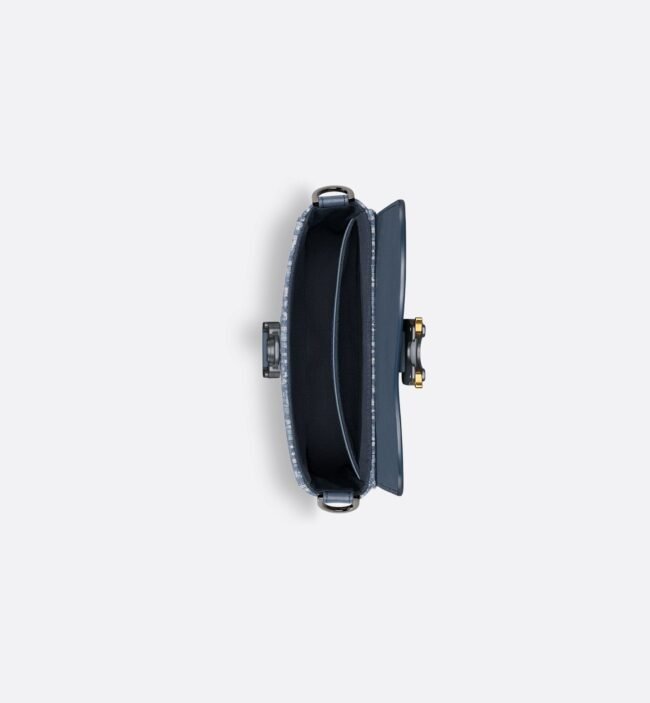 Pochette ceinture Saddle Toile jacquard Dior Oblique bleu – Image 6