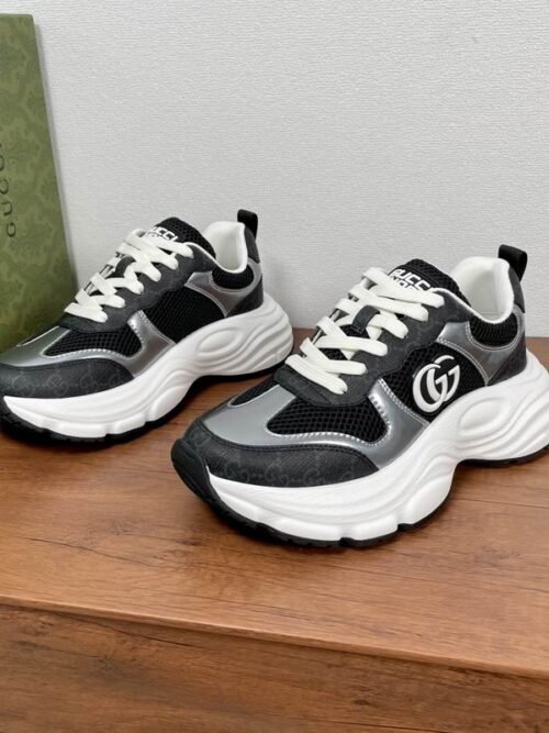 Gucci Screener Chunky Sneaker – Noir & Argent