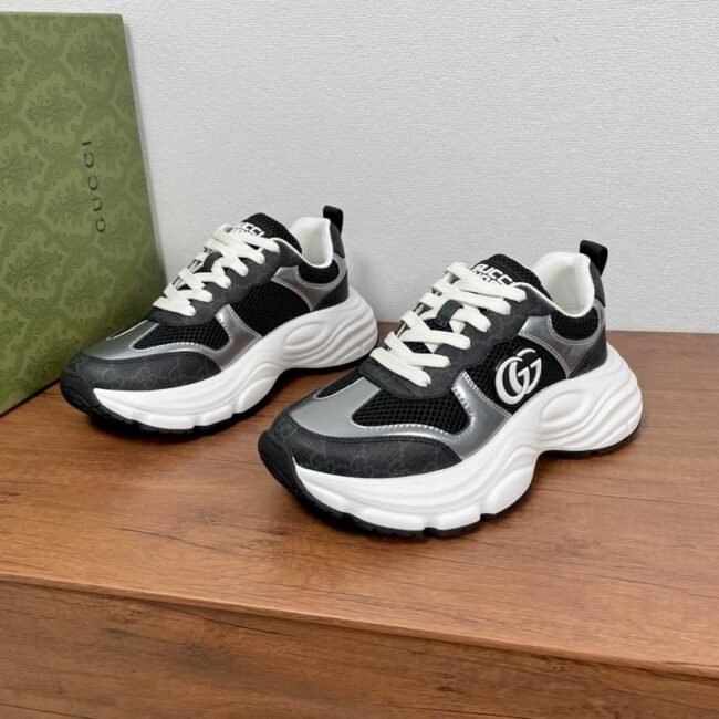 Gucci Screener Chunky Sneaker – Noir & Argent