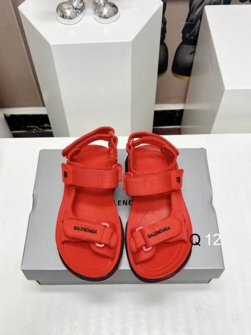 Sandales Track Balenciaga – Rouge Flamme