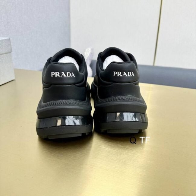 Prada Downtown Sneakers Noir – Pièce Authentique Garantie – Image 4