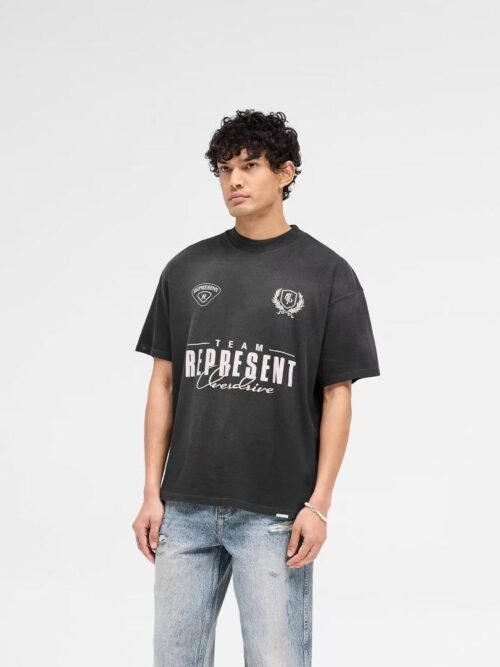 T-shirt Represent “Elegance In Motion” en version noire