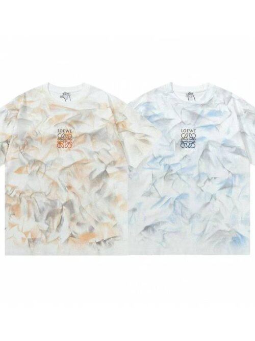 T-Shirt Loewe – Imprimé Froissé Artistique