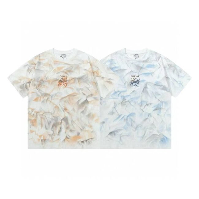 T-Shirt Loewe – Imprimé Froissé Artistique