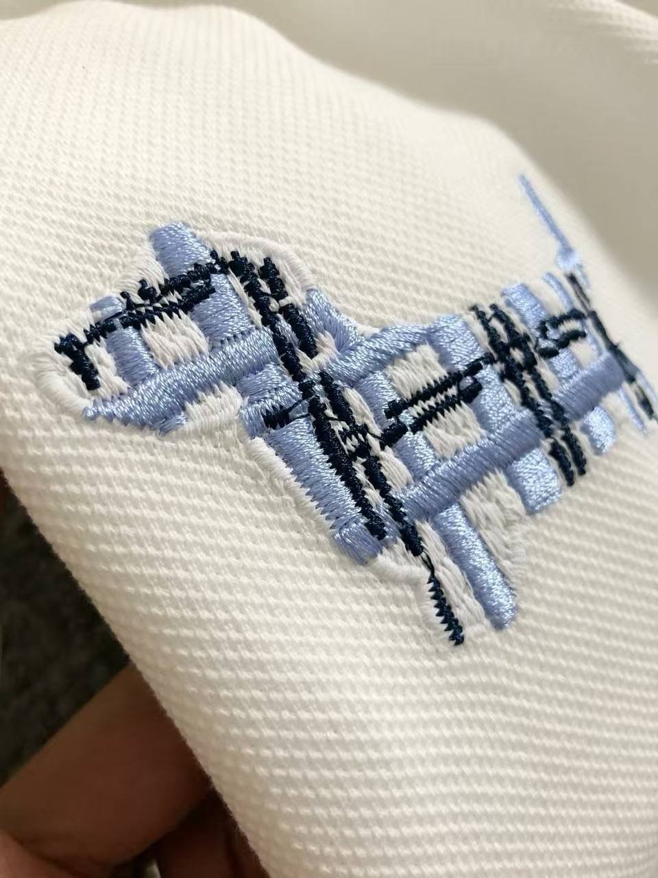 Polo Thom Browne Blanc