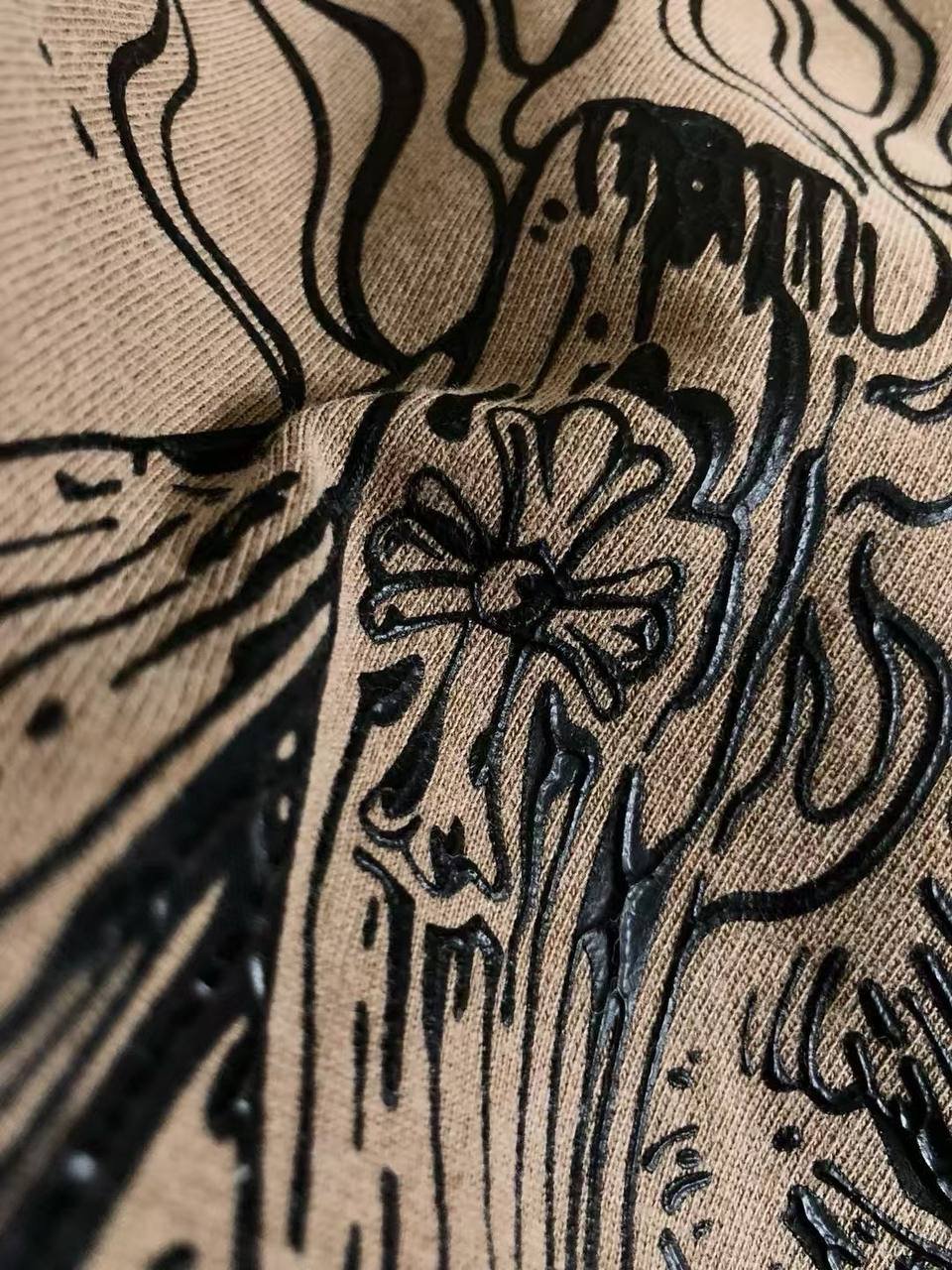 T-shirt Chrome Hearts Multi Color Cross Cemetery
