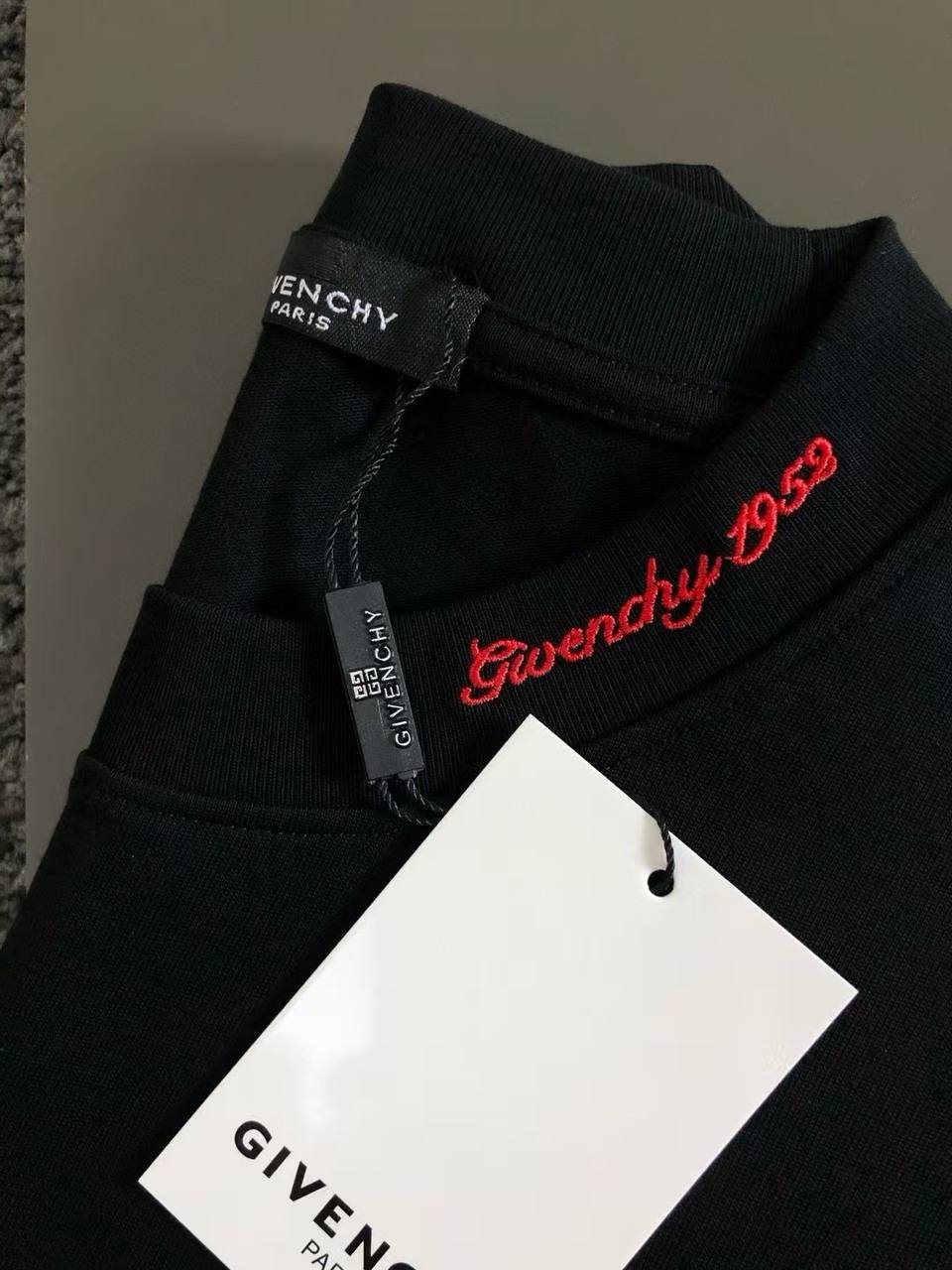 T-shirt Givenchy Blanc – Logo Noir