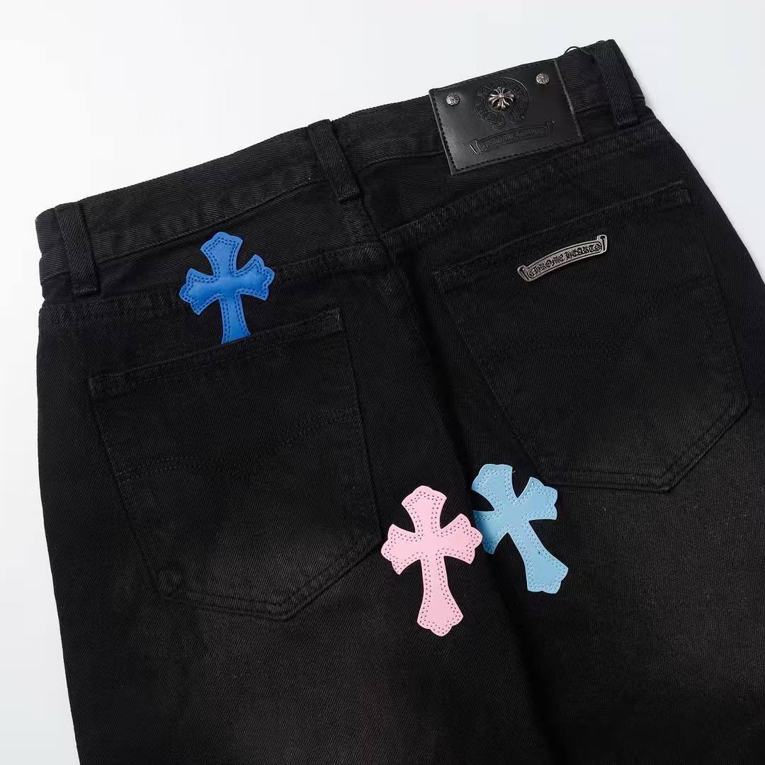 Short en Jean Chrome Hearts
