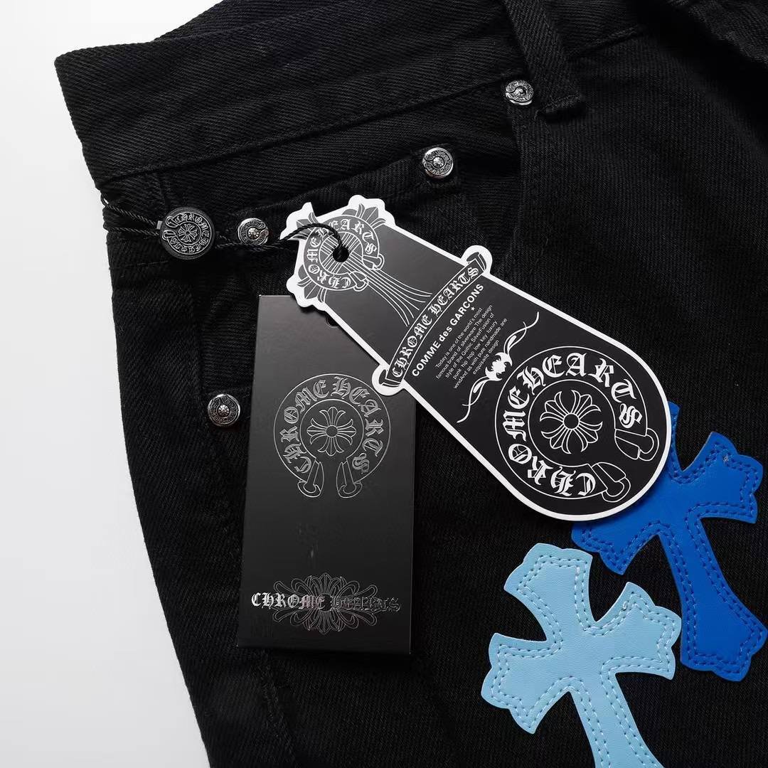 Short en Jean Chrome Hearts
