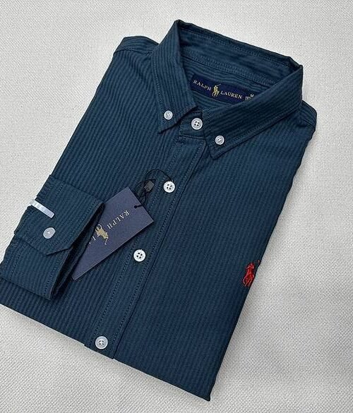 Chemise Ralph Lauren Foncé à Rayures Fines