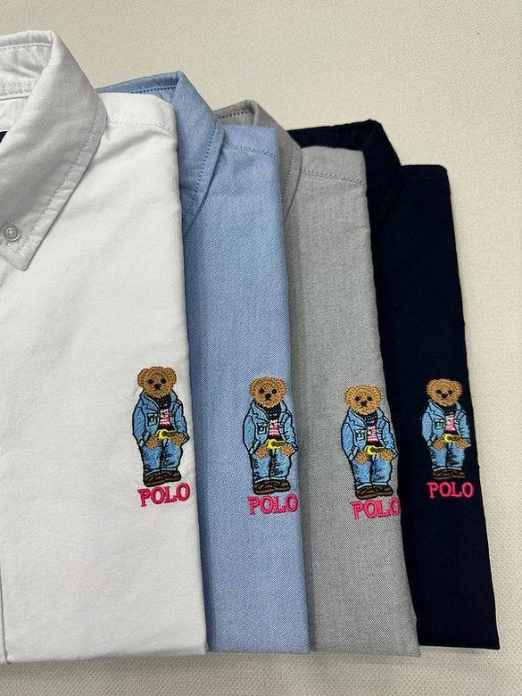 Chemise Ralph Lauren Oxford avec Polo Bear Brodé
