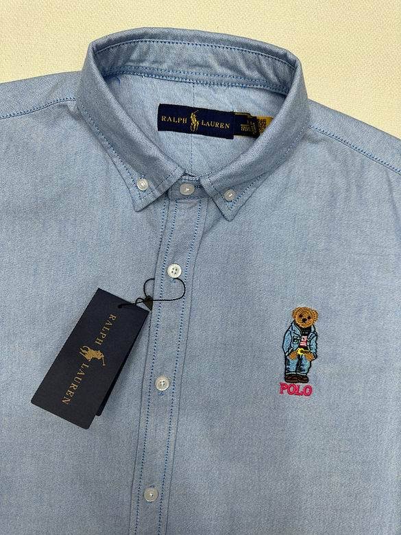 Chemise Ralph Lauren Oxford avec Polo Bear Brodé