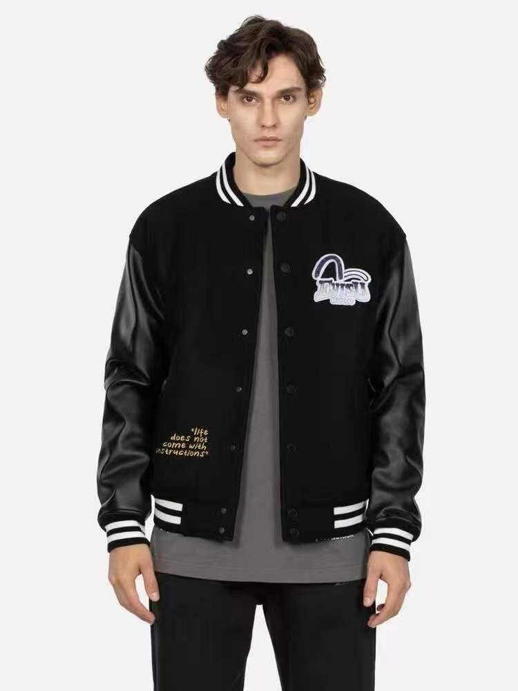 Veste Varsity Amiri Patchwork Noire