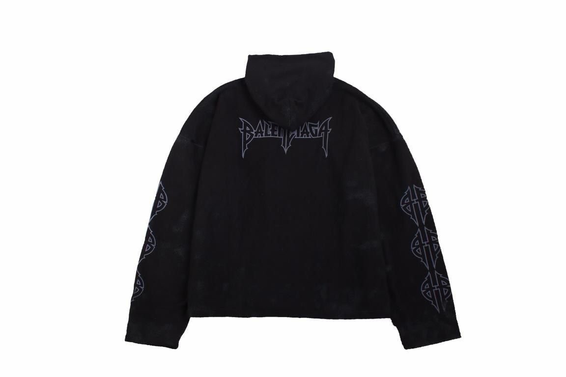 Hoodie Balenciaga Eiffel Tour – Noir