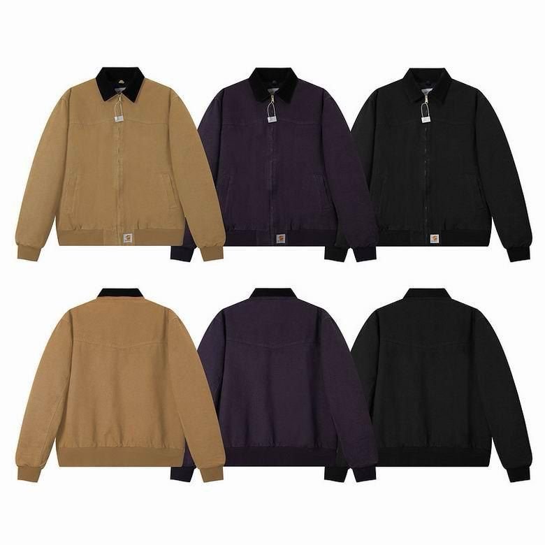 Veste Carhartt Workwear Beige Col Noir