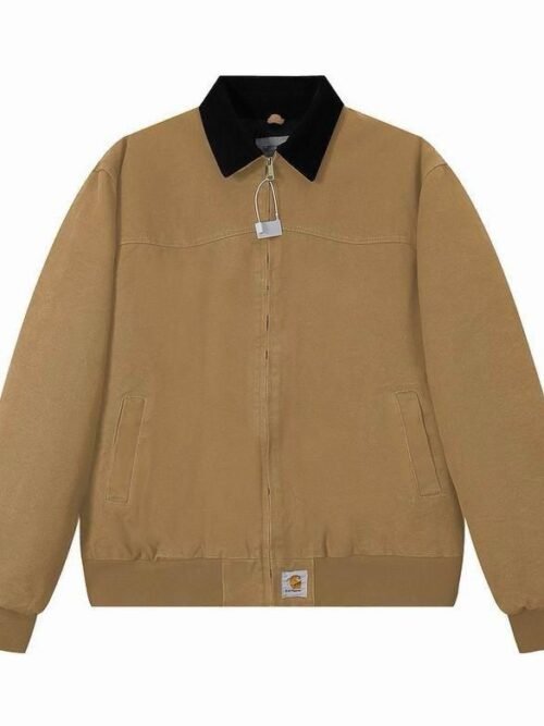 Veste Carhartt Workwear Beige Col Noir
