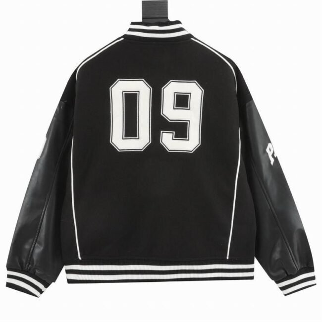 Bombers Varsity Balenciaga Noir & Rouge