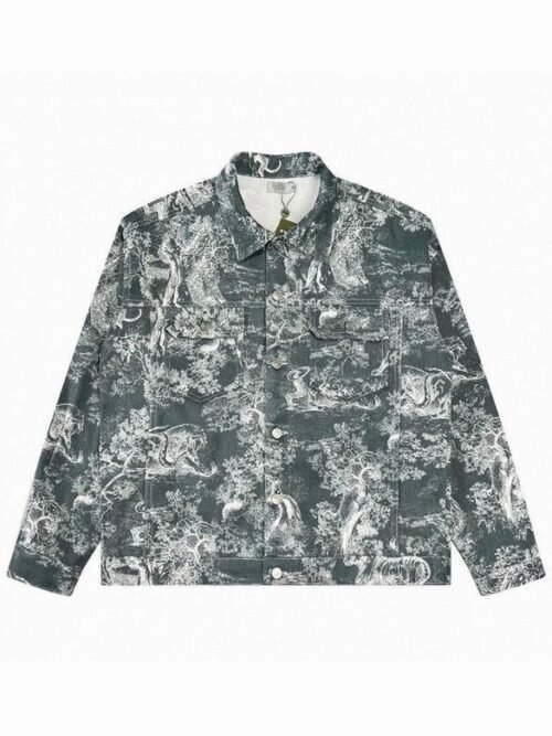 Veste Dior Toile de Jouy Jungle Verte