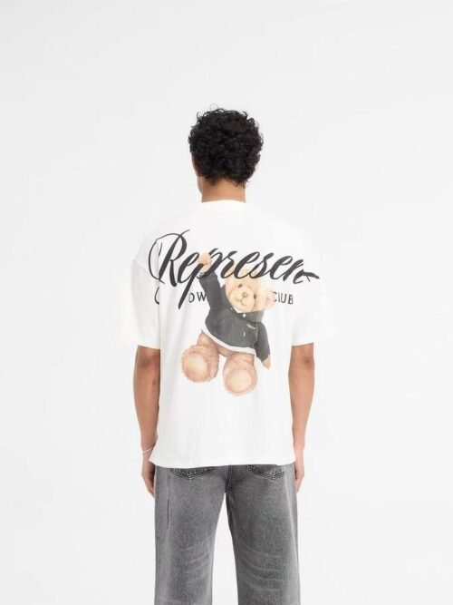 T-shirt Oversize Blanc “Teddy” – Represent Owners Club