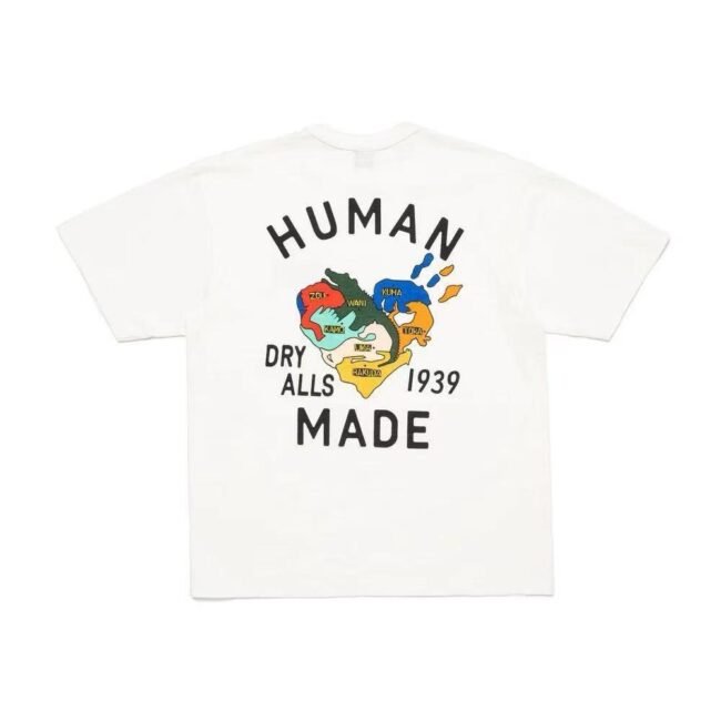 T-shirt Human Made “Dry Alls 1939 – World Heart Map”