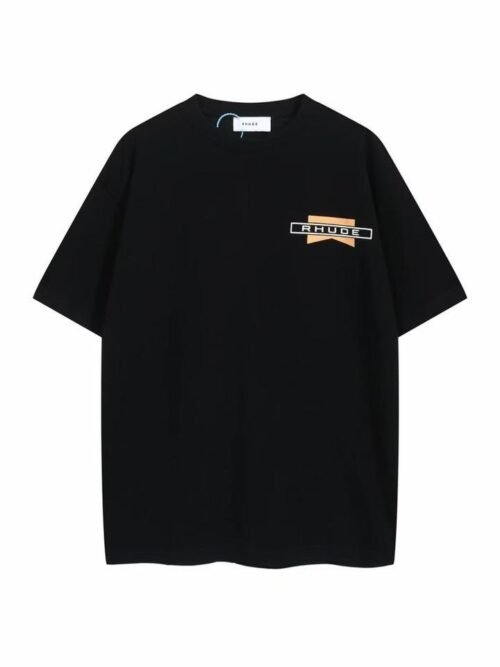T-shirt Rhude “Mini Flag Logo” – Noir