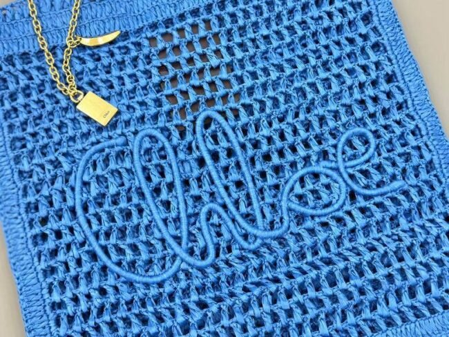 Chloé Woody Small Tote Raphia