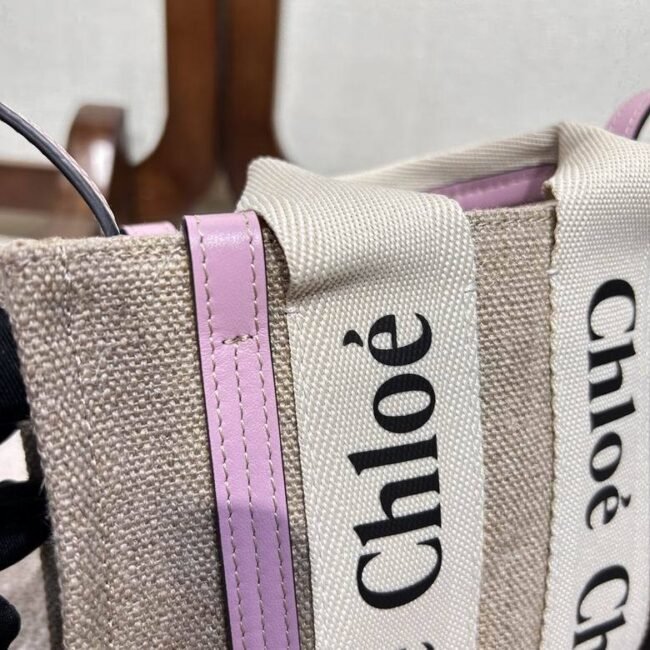  Chloé Woody Small Tote Bag – Image 9